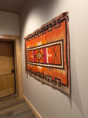 Studio Bathroom Hallway Tapestry Burnt Orange